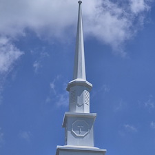 Drone-Assisted-Steeple-Cleaning-Restoring-the-Beauty-of-this-Church 1