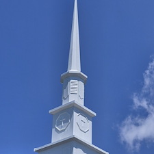 Drone-Assisted-Steeple-Cleaning-Restoring-the-Beauty-of-this-Church 0
