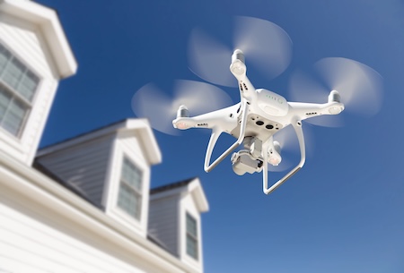 Drone soft washing